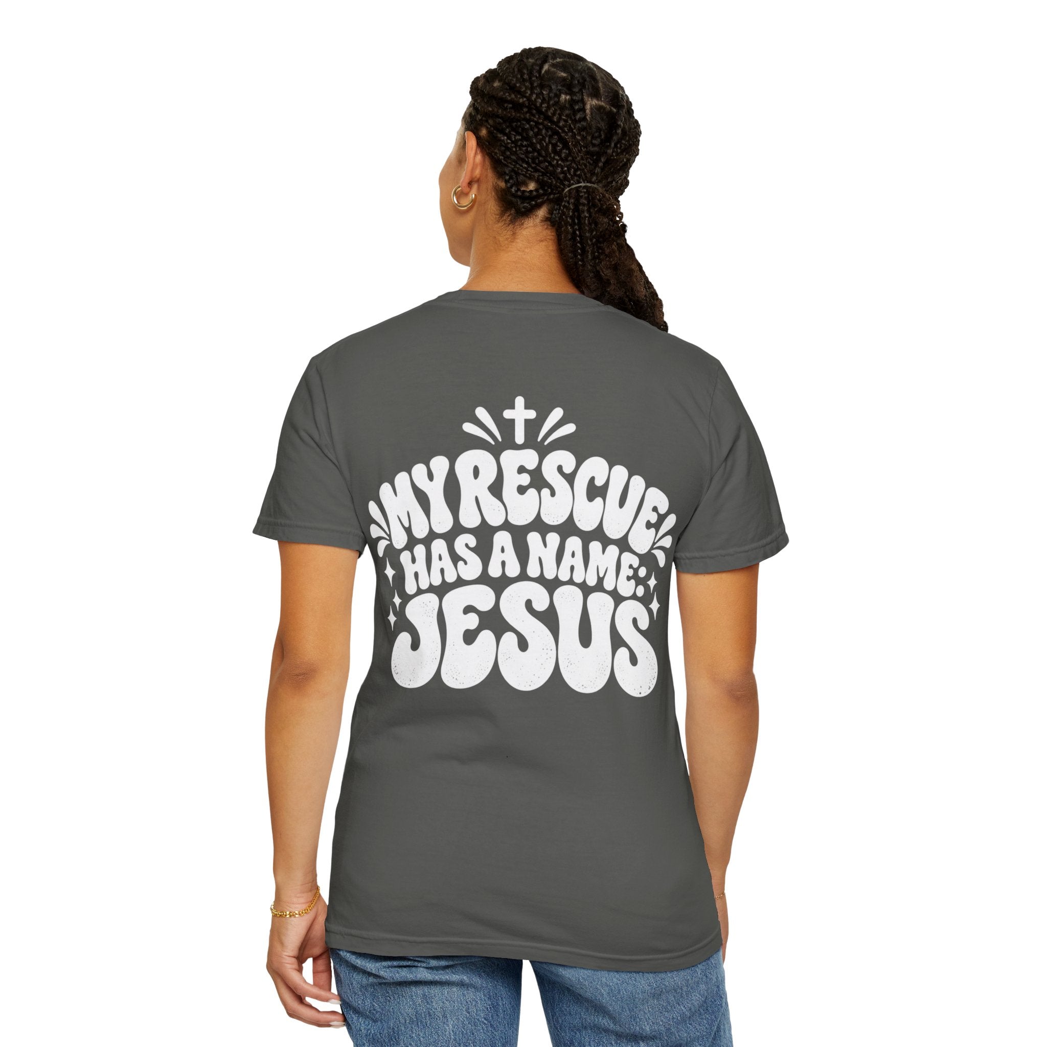 My Rescue Has A Name Jesus T‑Shirt - Saldersoncloutier