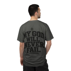 My God will Never Fail T‑Shirt — Christian Shirt Wear your Faith - Saldersoncloutier