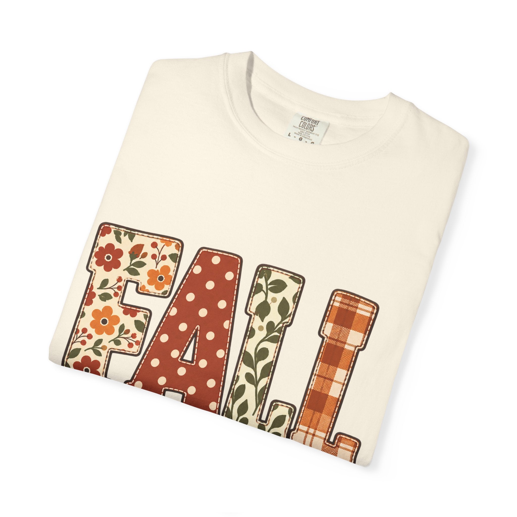 FALL T‑Shirt — Autumn Pumpkin & Plaid Harvest Graphic Tee - Saldersoncloutier