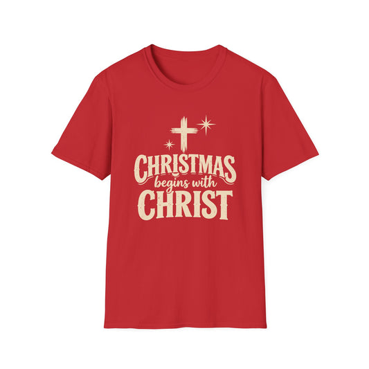 Christmas Begins With Christ T-Shirt - Saldersoncloutier