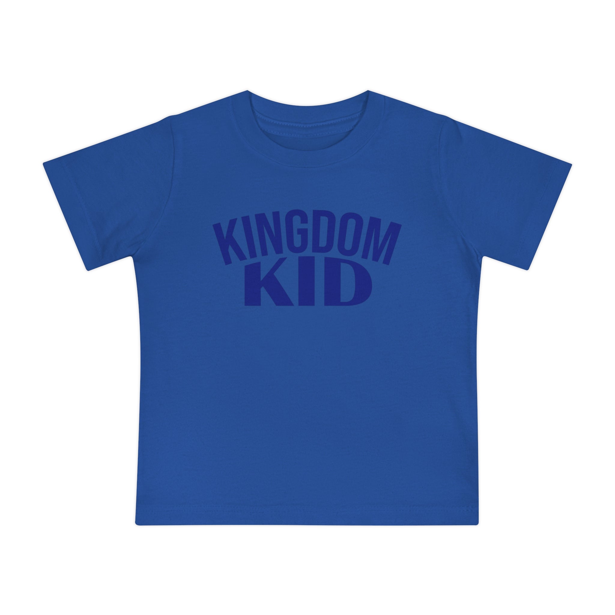 Kingdom Kid Baby T-Shirt - Cute, Comfy,  Short Sleeve Tee for Playdates, Gifts, Birthdays, Baby Showers, Family Gatherings, Summer Fun - Saldersoncloutier