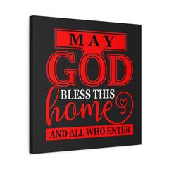 Inspirational Home Wall Art, Faith Decor, Religious Canvas Print, Housewarming Gift, Christian Home Decor, Motivational Wall Decor - Saldersoncloutier