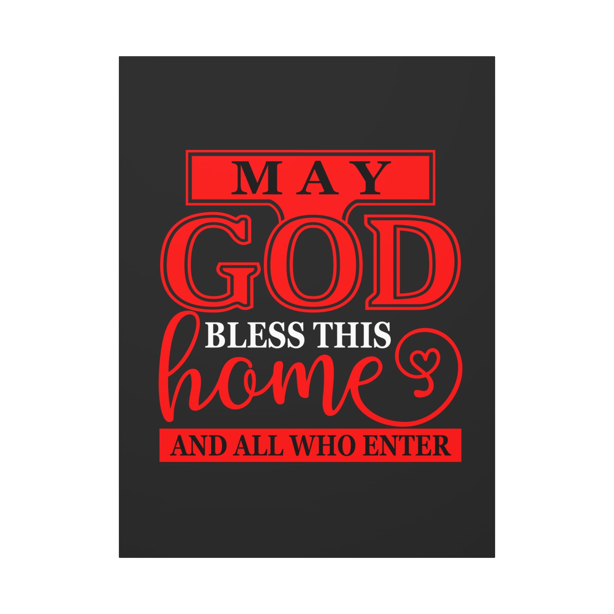 Inspirational Home Wall Art, Faith Decor, Religious Canvas Print, Housewarming Gift, Christian Home Decor, Motivational Wall Decor - Saldersoncloutier