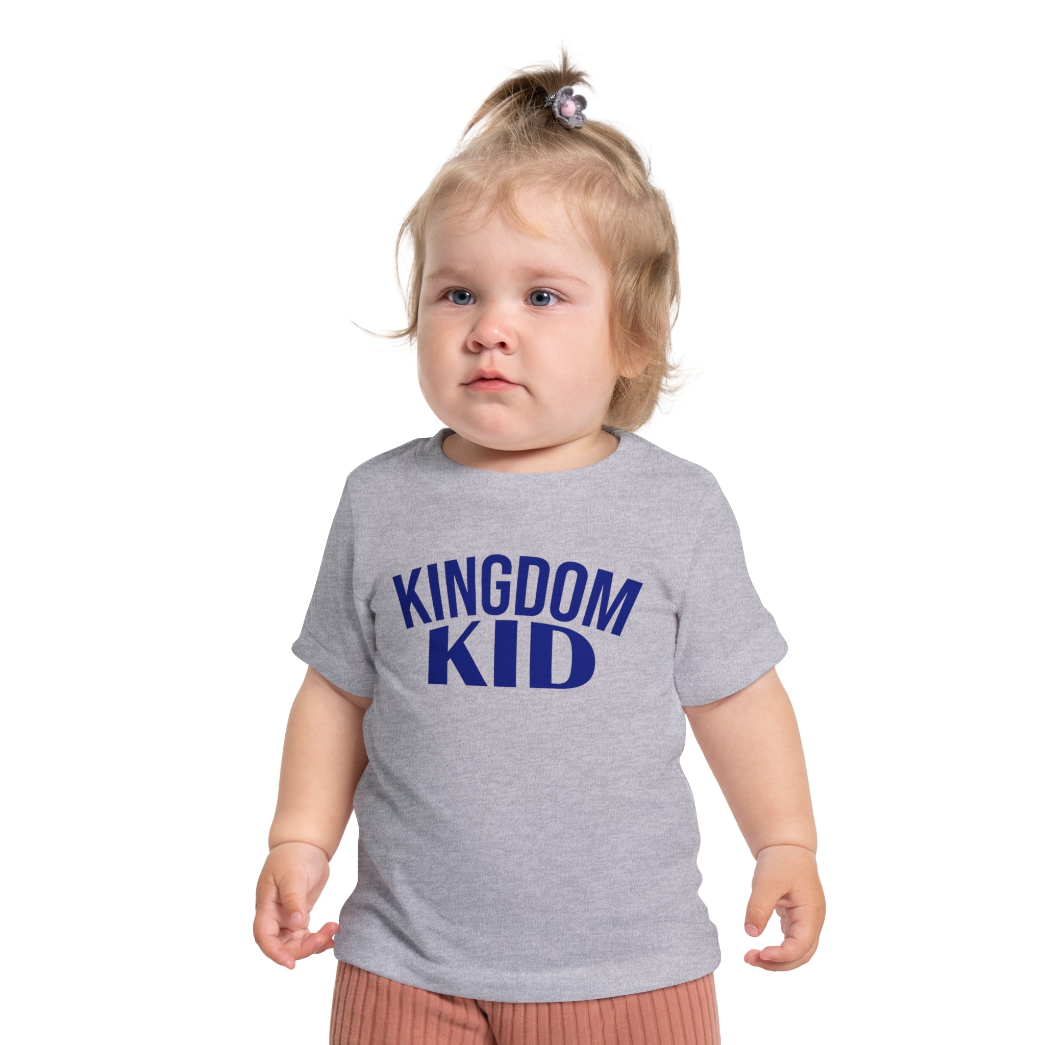 Kingdom Kid Baby T-Shirt - Cute, Comfy,  Short Sleeve Tee for Playdates, Gifts, Birthdays, Baby Showers, Family Gatherings, Summer Fun - Saldersoncloutier