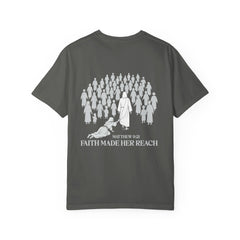 Faith Made Her Reach Christian T-Shirt | Matthew 9:21 Bible Verse Tee | Jesus Faith Shirt - Saldersoncloutier