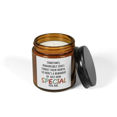 Special You Are Inspirational Scented Soy Candle - "You're Special" Message