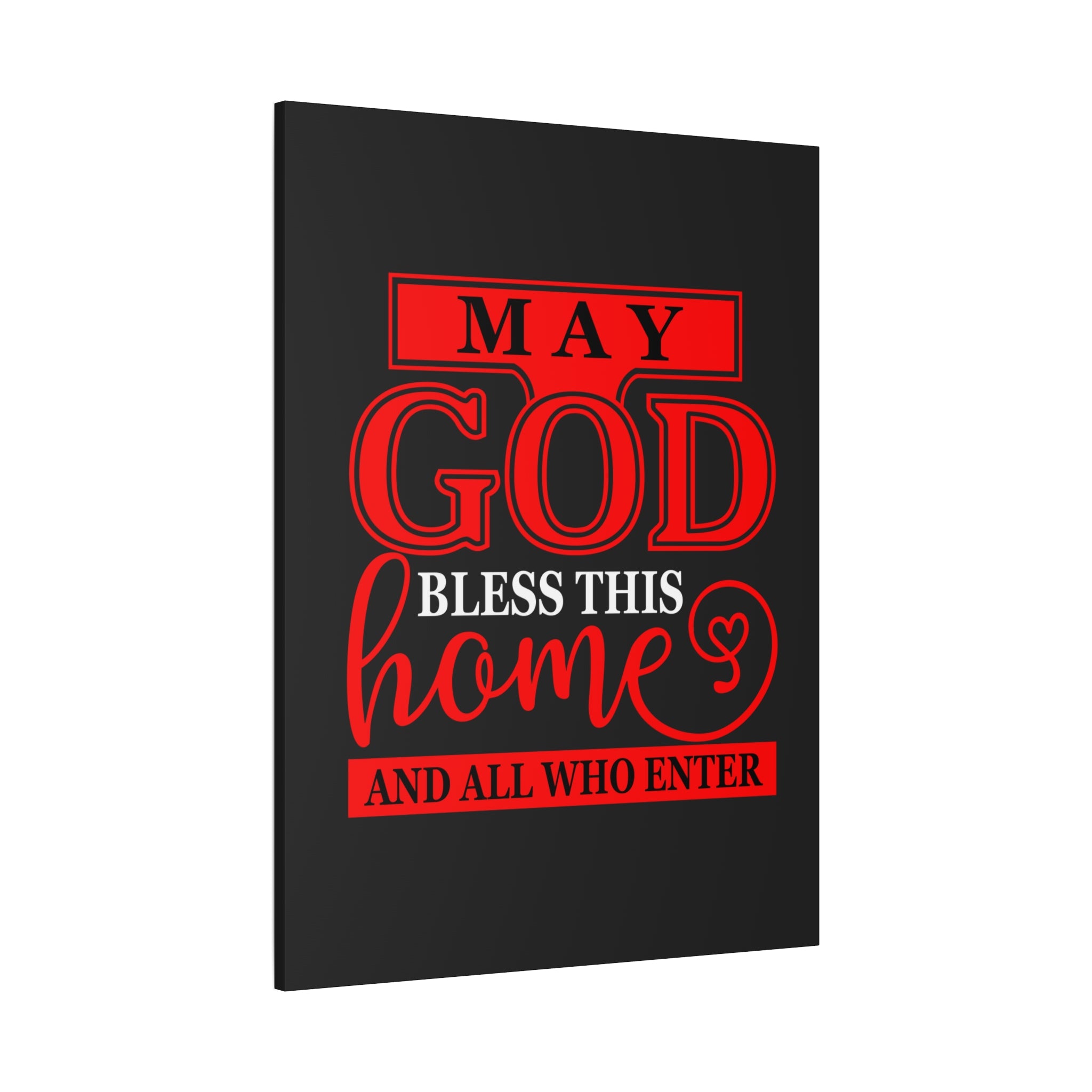 Inspirational Home Wall Art, Faith Decor, Religious Canvas Print, Housewarming Gift, Christian Home Decor, Motivational Wall Decor - Saldersoncloutier