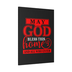 Inspirational Home Wall Art, Faith Decor, Religious Canvas Print, Housewarming Gift, Christian Home Decor, Motivational Wall Decor - Saldersoncloutier