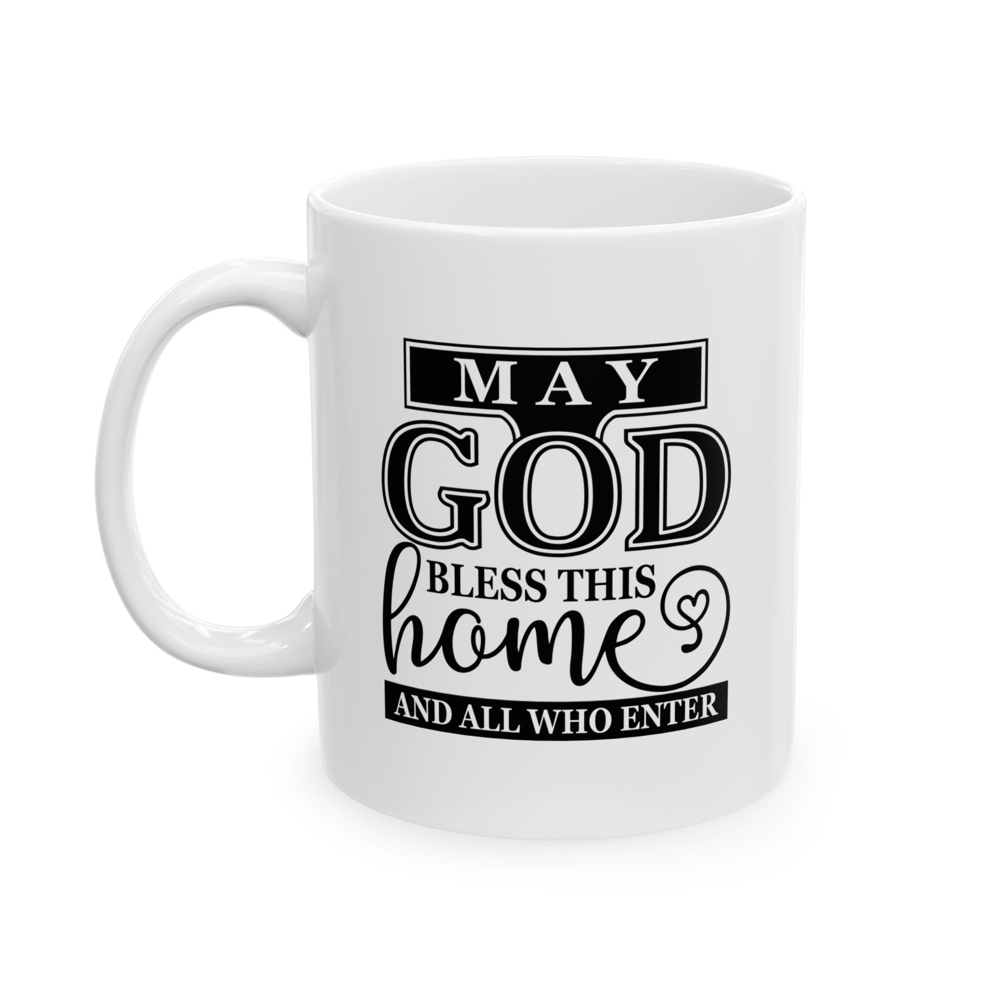 God Bless Home Ceramic Mug | Gift for Educators | Coffee Cup | Teacher Appreciation | Personalized Teacher Gift | 11oz, 15oz - Saldersoncloutier