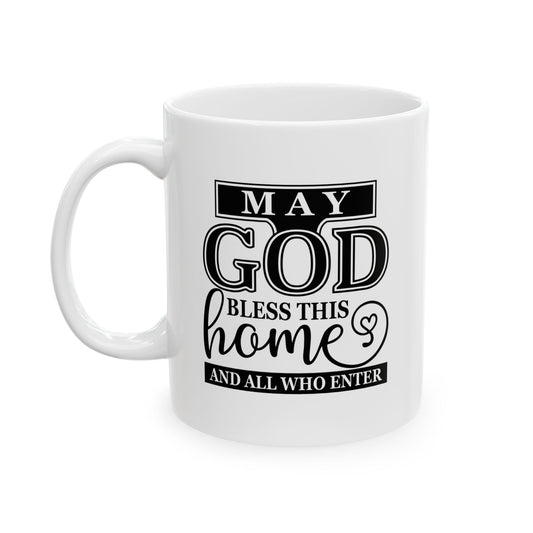God Bless Home Ceramic Mug | Gift for Educators | Coffee Cup | Teacher Appreciation | Personalized Teacher Gift | 11oz, 15oz - Saldersoncloutier