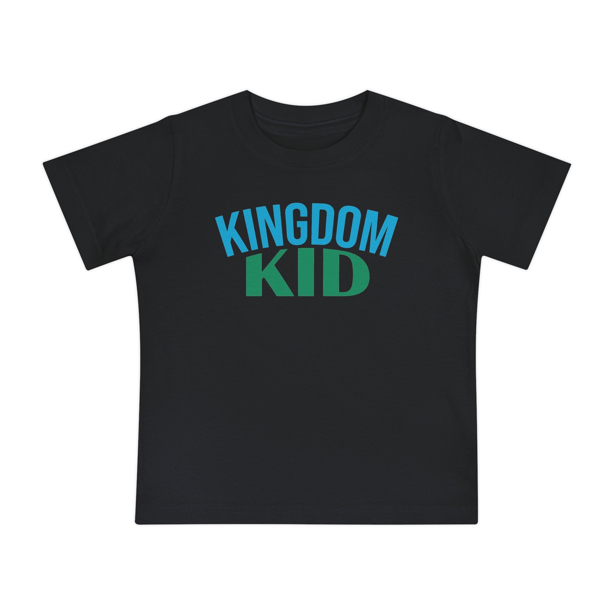 Kingdom Kid Baby T-Shirt - Cute, Comfy,  Short Sleeve Tee for Playdates, Gifts, Birthdays, Baby Showers, Family Gatherings, Summer Fun - Saldersoncloutier