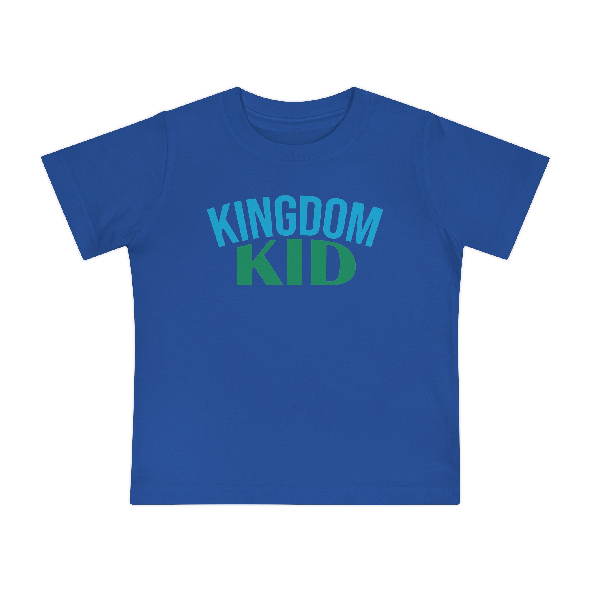 Kingdom Kid Baby T-Shirt - Cute, Comfy,  Short Sleeve Tee for Playdates, Gifts, Birthdays, Baby Showers, Family Gatherings, Summer Fun - Saldersoncloutier