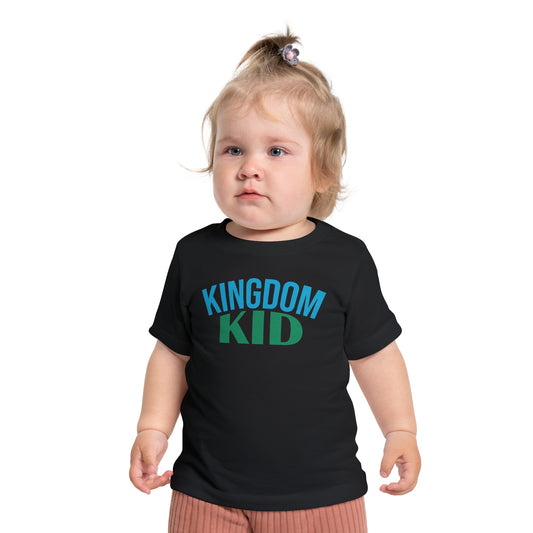 Kingdom Kid Baby T-Shirt - Cute, Comfy,  Short Sleeve Tee for Playdates, Gifts, Birthdays, Baby Showers, Family Gatherings, Summer Fun - Saldersoncloutier