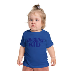 Kingdom Kid Baby T-Shirt - Cute, Comfy,  Short Sleeve Tee for Playdates, Gifts, Birthdays, Baby Showers, Family Gatherings, Summer Fun - Saldersoncloutier