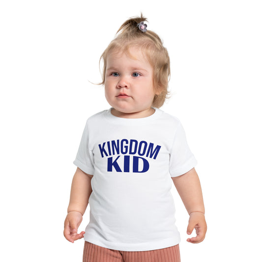 Kingdom Kid Baby T-Shirt - Cute, Comfy,  Short Sleeve Tee for Playdates, Gifts, Birthdays, Baby Showers, Family Gatherings, Summer Fun - Saldersoncloutier