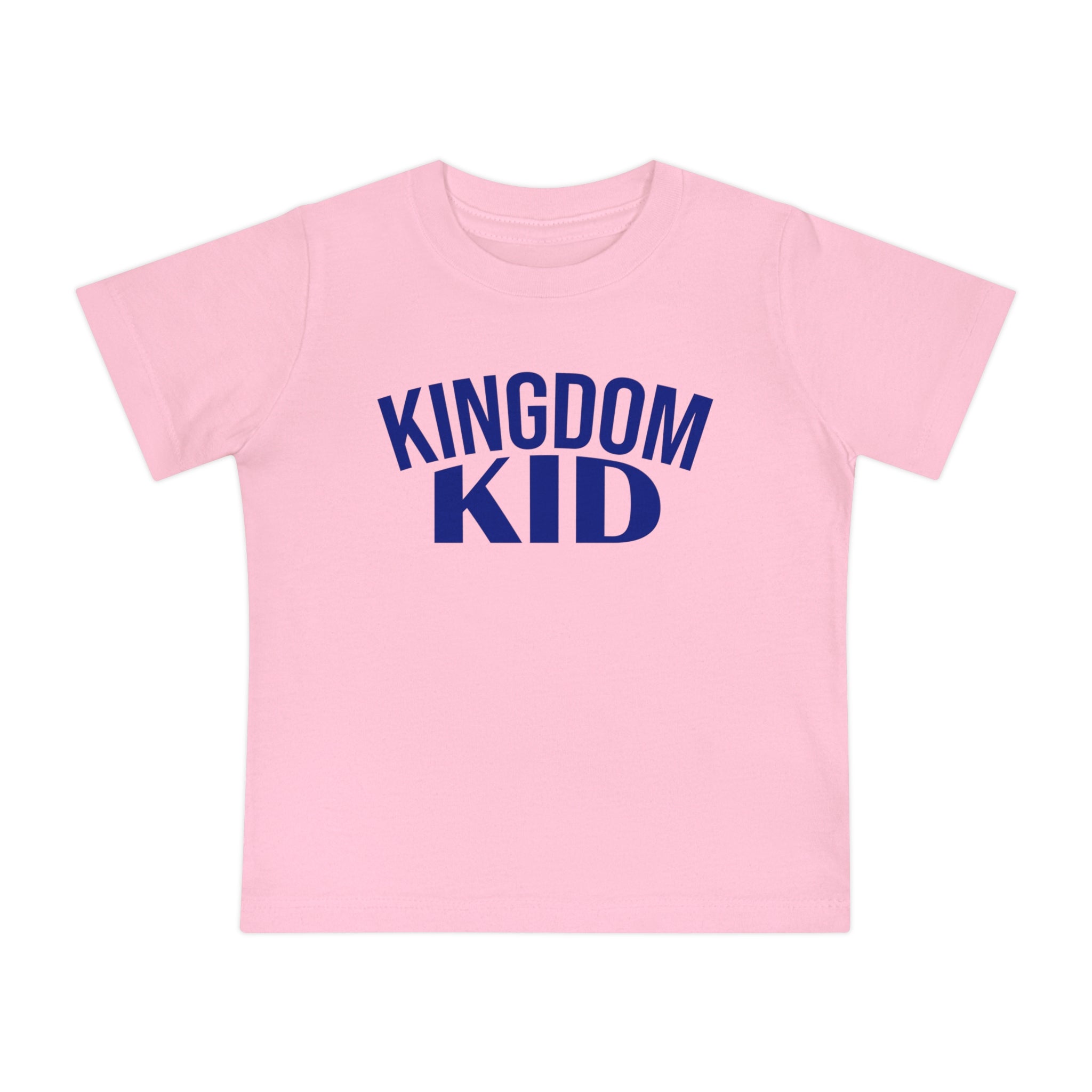 Kingdom Kid Baby T-Shirt - Cute, Comfy,  Short Sleeve Tee for Playdates, Gifts, Birthdays, Baby Showers, Family Gatherings, Summer Fun - Saldersoncloutier