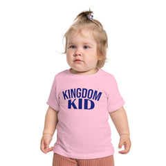 Kingdom Kid Baby T-Shirt - Cute, Comfy,  Short Sleeve Tee for Playdates, Gifts, Birthdays, Baby Showers, Family Gatherings, Summer Fun - Saldersoncloutier