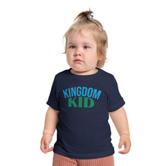 Kingdom Kid Baby T-Shirt - Cute, Comfy,  Short Sleeve Tee for Playdates, Gifts, Birthdays, Baby Showers, Family Gatherings, Summer Fun - Saldersoncloutier