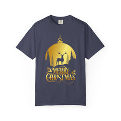 Merry Christmas Unisex Garment-Dyed T-Shirt | Holiday Tee, Festive Apparel, Christmas Gift, Cozy Casual Wear, Unique Xmas Shirt
