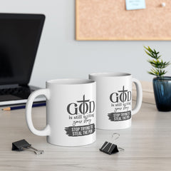 God Ceramic Mug | Gift for Educators | Coffee Cup | Teacher Appreciation | Personalized Teacher Gift | 11oz, 15oz - Saldersoncloutier