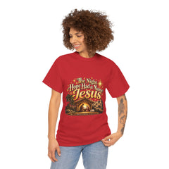 The Night Hope Had a Name Jesus Christian Christmas T-Shirt