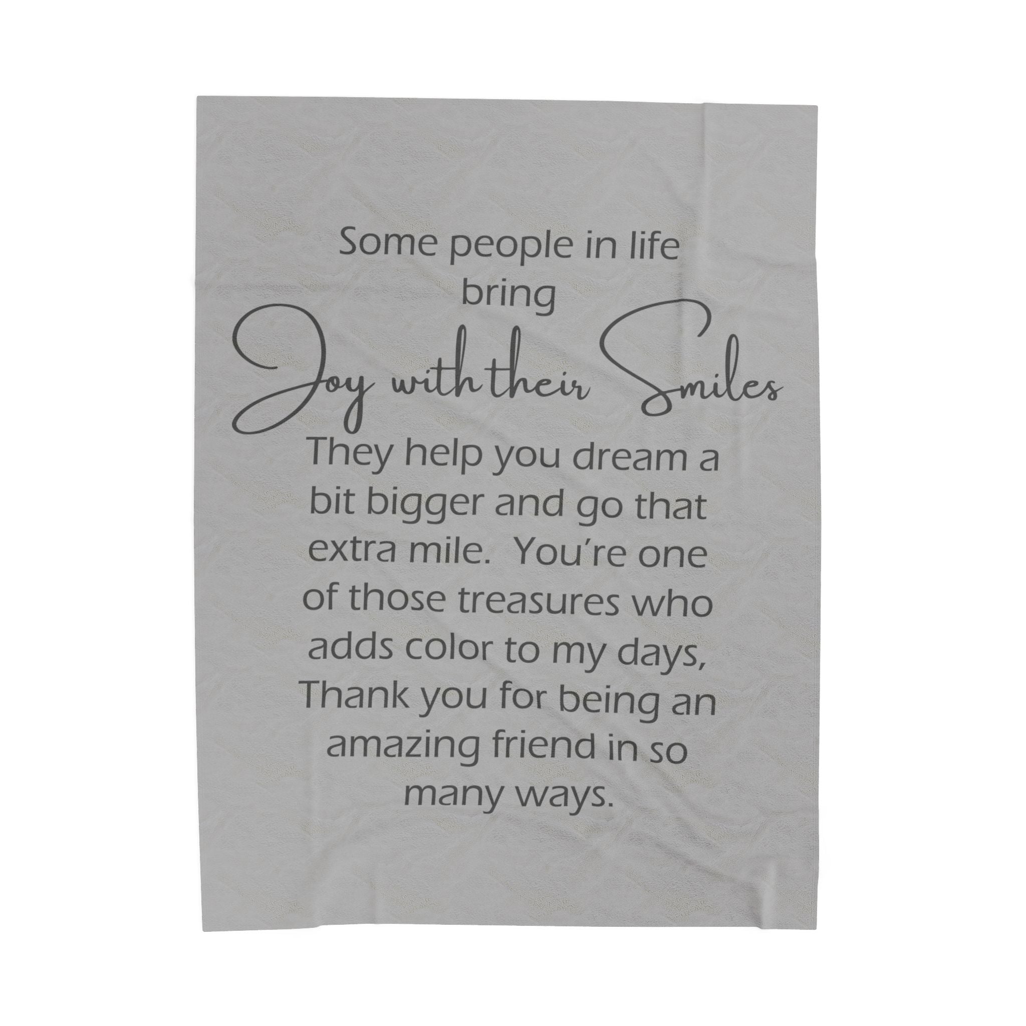 Cozy Gift for Friends, Home Decor, Spiritual Comfort, - Encouragement, Warmth Inspirational Velveteen Plush Blanket - Saldersoncloutier