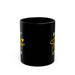 Best Teacher Ever Black Mug | Gift for Educators, Appreciation, Birthdays, Teacher's Day, Coffee Lovers