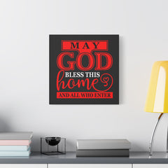 Inspirational Home Wall Art, Faith Decor, Religious Canvas Print, Housewarming Gift, Christian Home Decor, Motivational Wall Decor - Saldersoncloutier