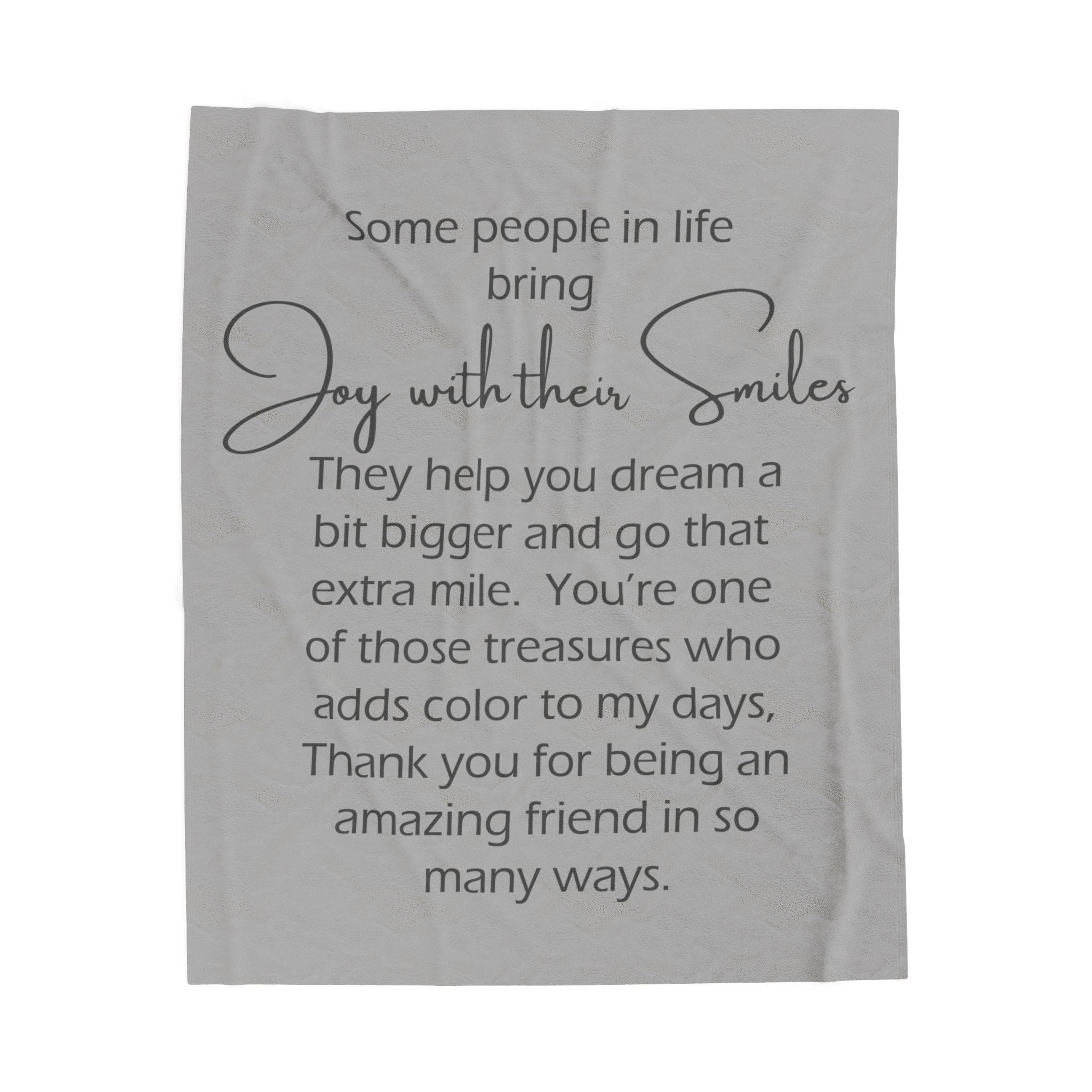 Cozy Gift for Friends, Home Decor, Spiritual Comfort, - Encouragement, Warmth Inspirational Velveteen Plush Blanket - Saldersoncloutier
