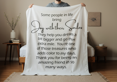 Cozy Gift for Friends, Home Decor, Spiritual Comfort, - Encouragement, Warmth Inspirational Velveteen Plush Blanket - Saldersoncloutier