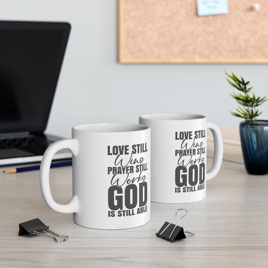Love Still Wins Ceramic Mug | Gift for Educators | Coffee Cup | Teacher Appreciation | Personalized Teacher Gift | 11oz, 15oz