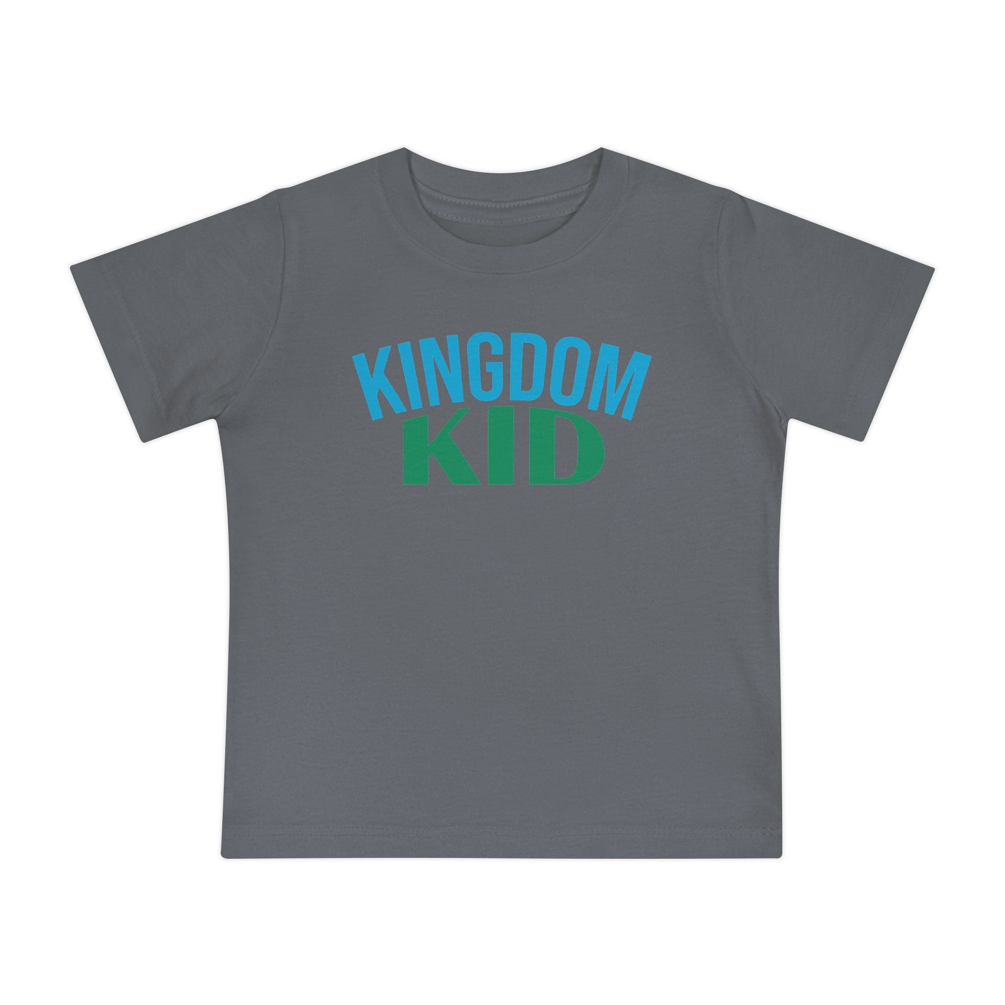 Kingdom Kid Baby T-Shirt - Cute, Comfy,  Short Sleeve Tee for Playdates, Gifts, Birthdays, Baby Showers, Family Gatherings, Summer Fun - Saldersoncloutier