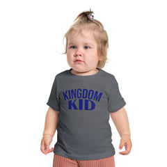 Kingdom Kid Baby T-Shirt - Cute, Comfy,  Short Sleeve Tee for Playdates, Gifts, Birthdays, Baby Showers, Family Gatherings, Summer Fun - Saldersoncloutier