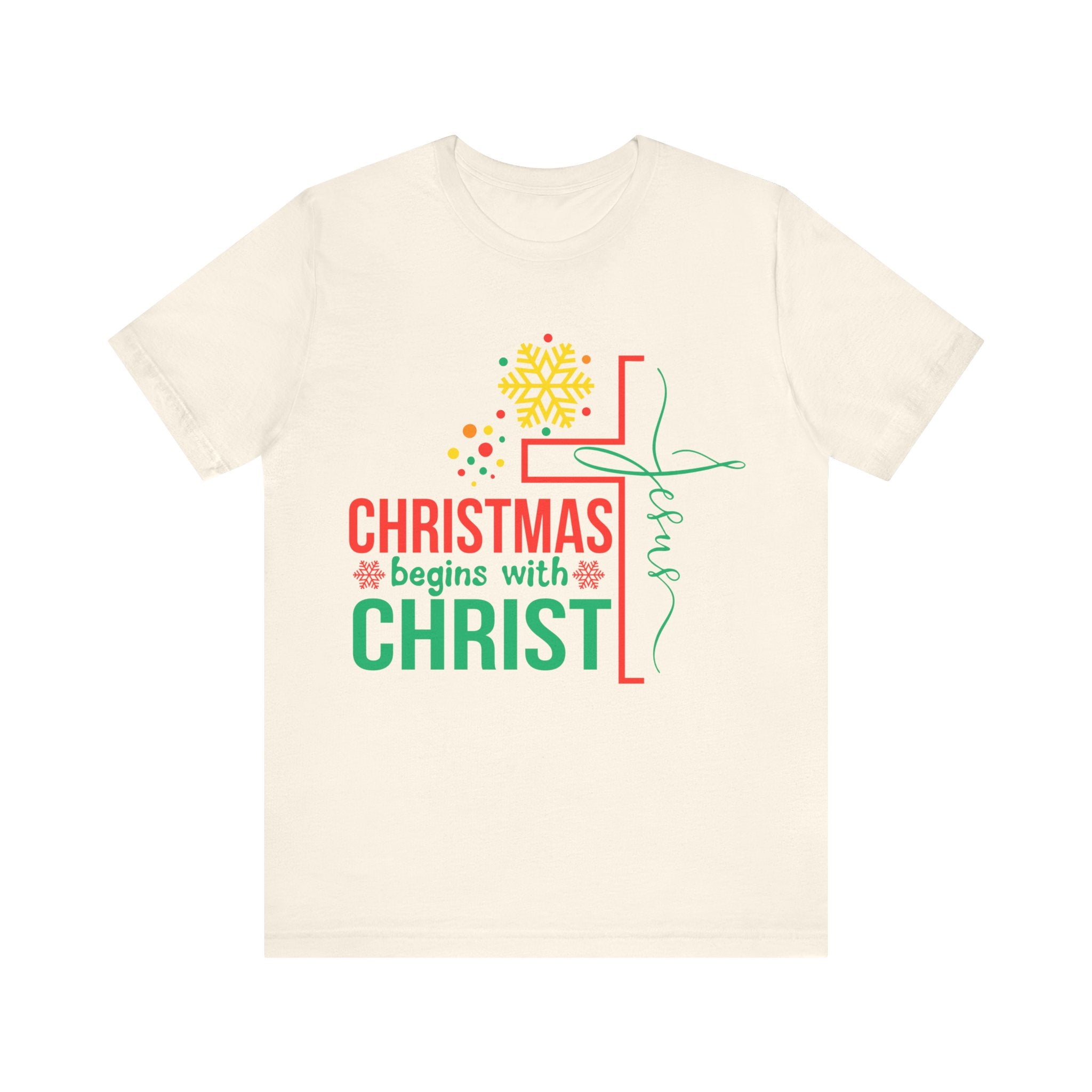 Christmas Begin with Christ Tee - Unisex Tee - Saldersoncloutier