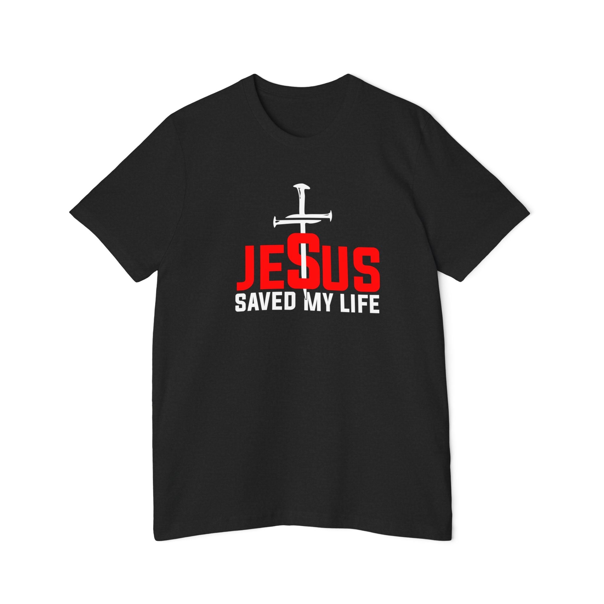Jesus Saved My Life Unisex T-Shirt, Inspirational Tee, Christian Apparel, Faith-Based Gift, Casual Wear - Saldersoncloutier