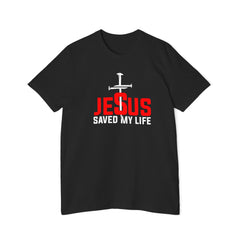 Jesus Saved My Life Unisex T-Shirt, Inspirational Tee, Christian Apparel, Faith-Based Gift, Casual Wear - Saldersoncloutier