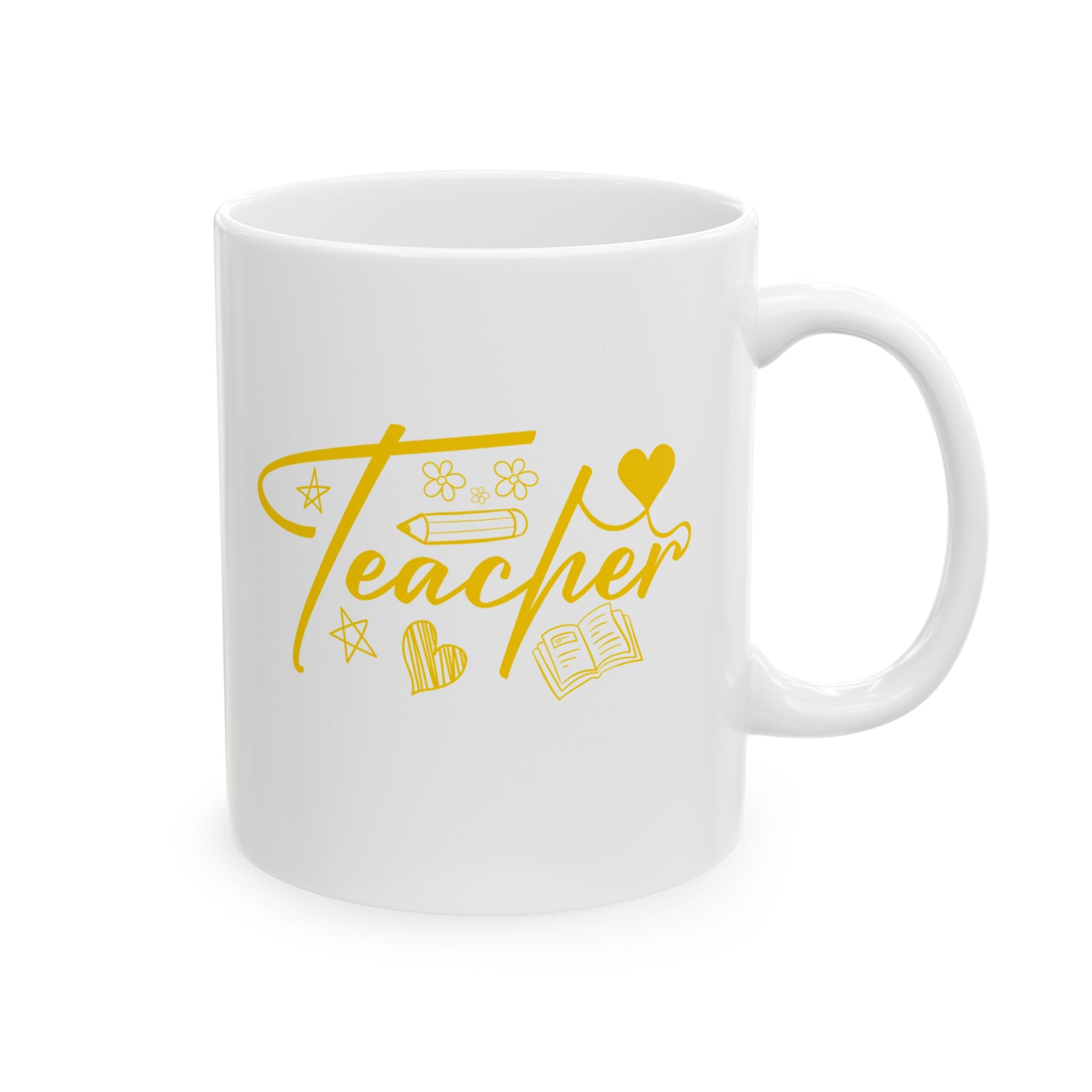 Teacher Ceramic Mug | Gift for Educators | Coffee Cup | Teacher Appreciation | Personalized Teacher Gift | 11oz, 15oz - Saldersoncloutier