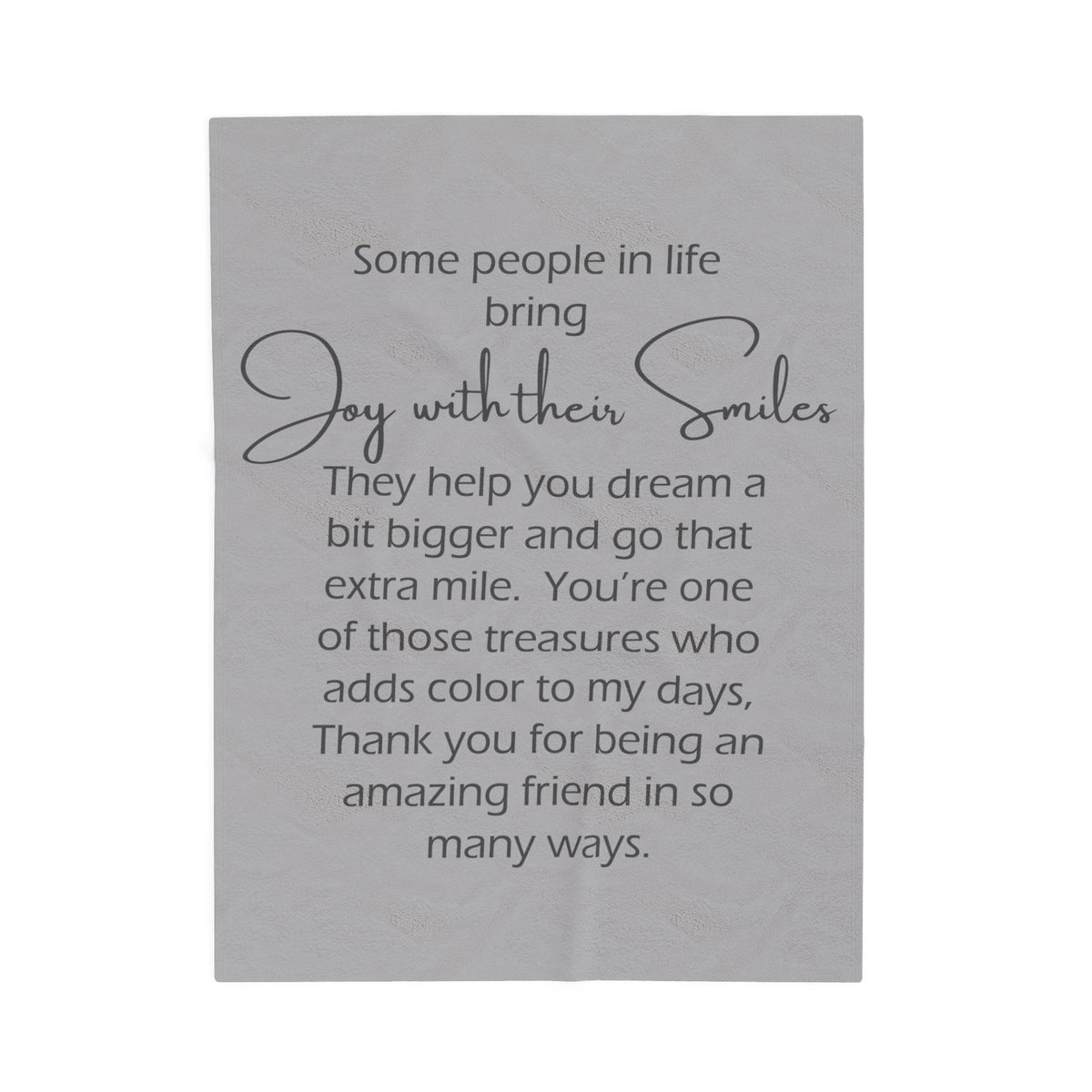 Cozy Gift for Friends, Home Decor, Spiritual Comfort, - Encouragement, Warmth Inspirational Velveteen Plush Blanket - Saldersoncloutier