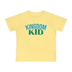 Kingdom Kid Baby T-Shirt - Cute, Comfy,  Short Sleeve Tee for Playdates, Gifts, Birthdays, Baby Showers, Family Gatherings, Summer Fun - Saldersoncloutier