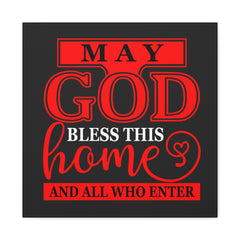 Inspirational Home Wall Art, Faith Decor, Religious Canvas Print, Housewarming Gift, Christian Home Decor, Motivational Wall Decor - Saldersoncloutier