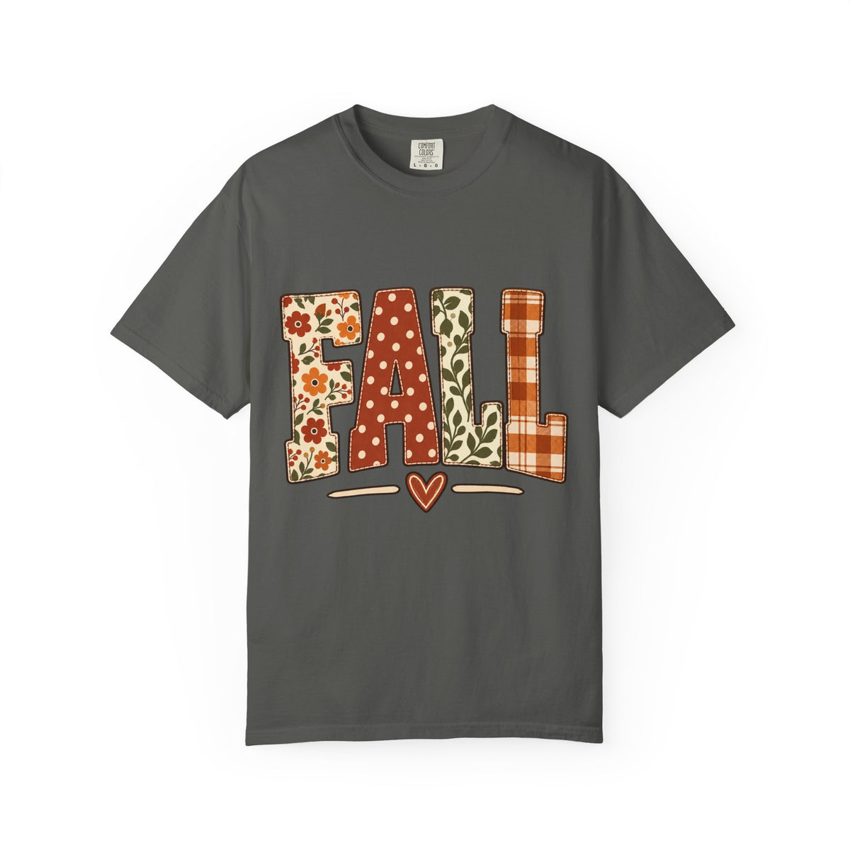 FALL T‑Shirt — Autumn Pumpkin & Plaid Harvest Graphic Tee - Saldersoncloutier