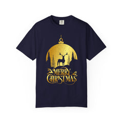 Merry Christmas Unisex Garment-Dyed T-Shirt | Holiday Tee, Festive Apparel, Christmas Gift, Cozy Casual Wear, Unique Xmas Shirt