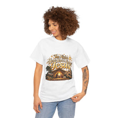 The Night Hope Had a Name Jesus Christian Christmas T-Shirt
