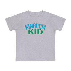 Kingdom Kid Baby T-Shirt - Cute, Comfy,  Short Sleeve Tee for Playdates, Gifts, Birthdays, Baby Showers, Family Gatherings, Summer Fun - Saldersoncloutier