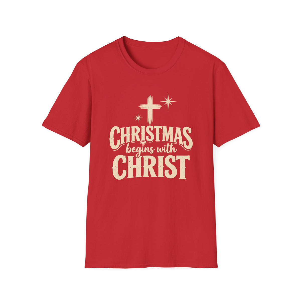 Christmas Begins With Christ T-Shirt - Saldersoncloutier