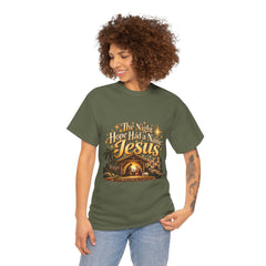 The Night Hope Had a Name Jesus Christian Christmas T-Shirt