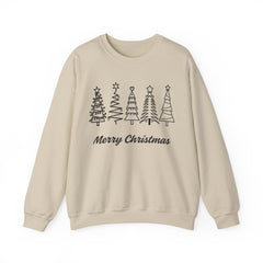 Merry Christmas Crewneck Sweatshirt, Cozy Holiday Sweatshirt, Christmas Gift, Festive Apparel, Unisex Pullover