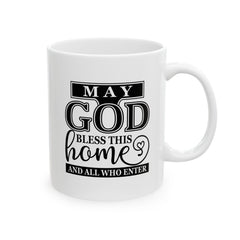 God Bless Home Ceramic Mug | Gift for Educators | Coffee Cup | Teacher Appreciation | Personalized Teacher Gift | 11oz, 15oz - Saldersoncloutier