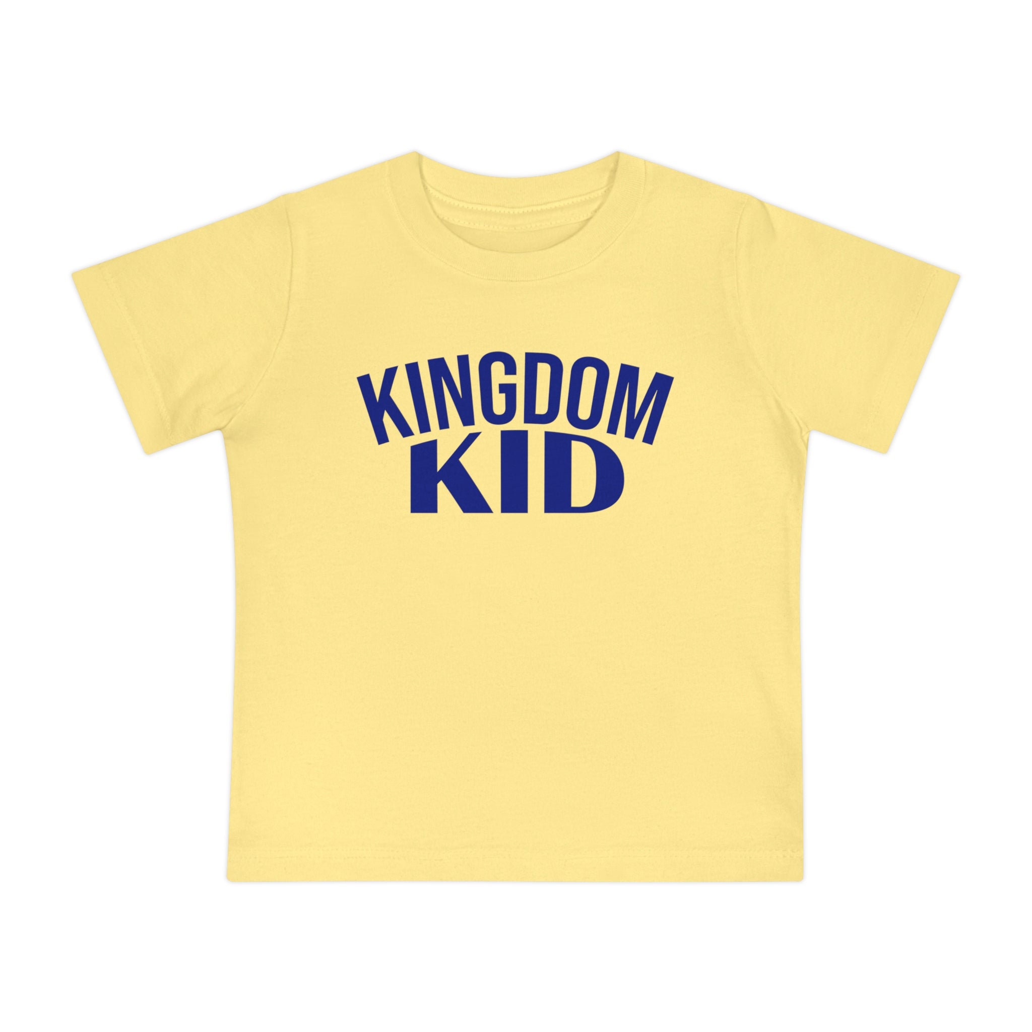 Kingdom Kid Baby T-Shirt - Cute, Comfy,  Short Sleeve Tee for Playdates, Gifts, Birthdays, Baby Showers, Family Gatherings, Summer Fun - Saldersoncloutier