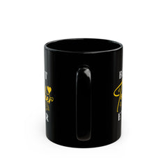 Best Teacher Ever Black Mug | Gift for Educators, Appreciation, Birthdays, Teacher's Day, Coffee Lovers
